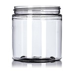 8 oz Clear PET Plastic Single Wall Jar