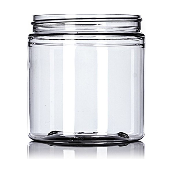 8 oz Clear PET Single Wall Jar