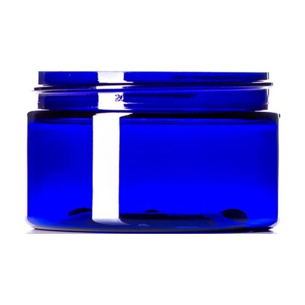 4 oz Blue PET Single Wall Jar