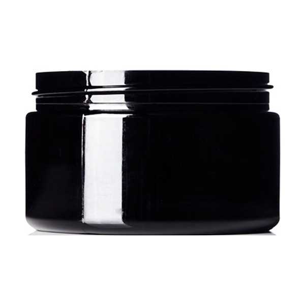 4 oz Black PET Single Wall Jar