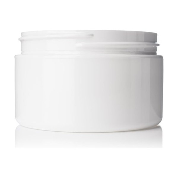 3 oz White PET Single Wall Jar