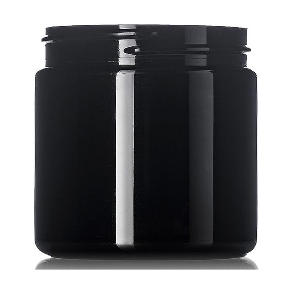 4 oz Black PET Single Wall Jar