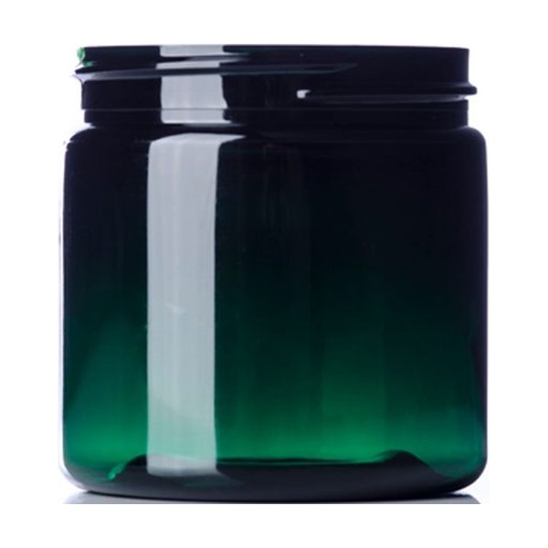 4 oz Green PET Single Wall Jar