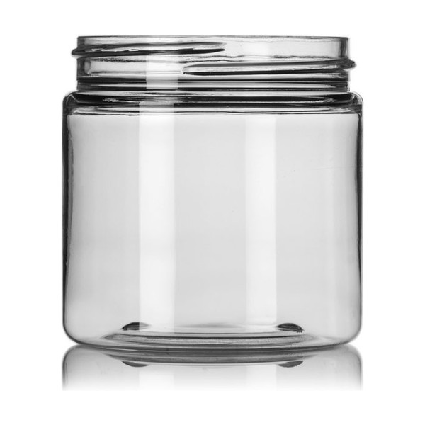 4 oz Clear PET Single Wall Jar