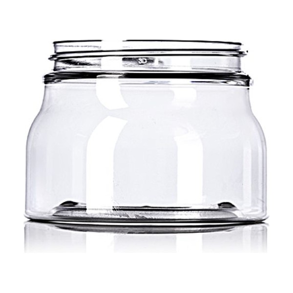 8 oz Clear PET Single Wall Jar