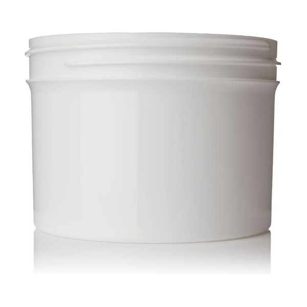 8 oz White PP Single Wall Jar