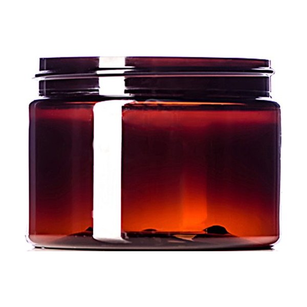 12 oz Amber PET Single Wall Jar