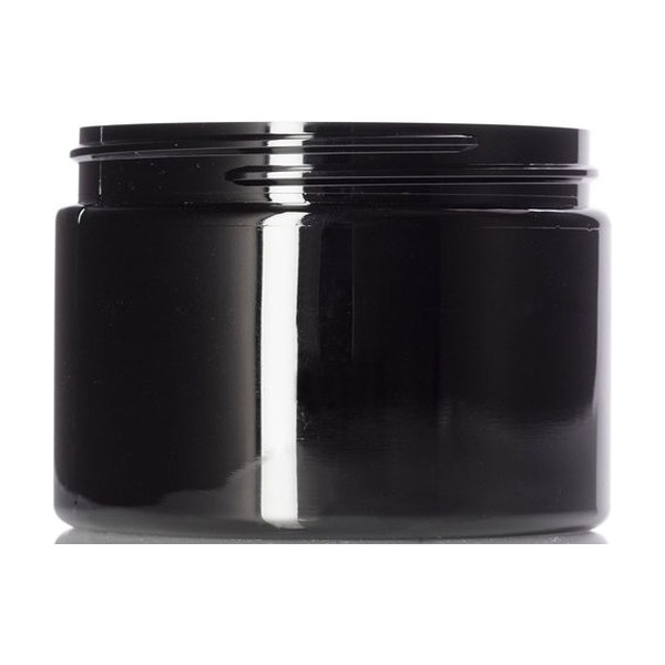 12 oz Black PET Single Wall Jar