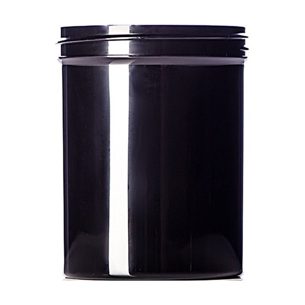 8 oz Black PP Single Wall Jar