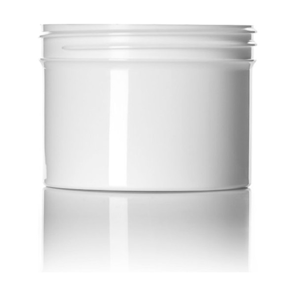 8 oz White PP Single Wall Jar