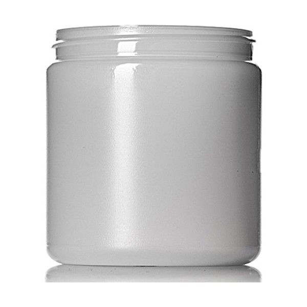 8 oz Natural HDPE Single Wall Jar