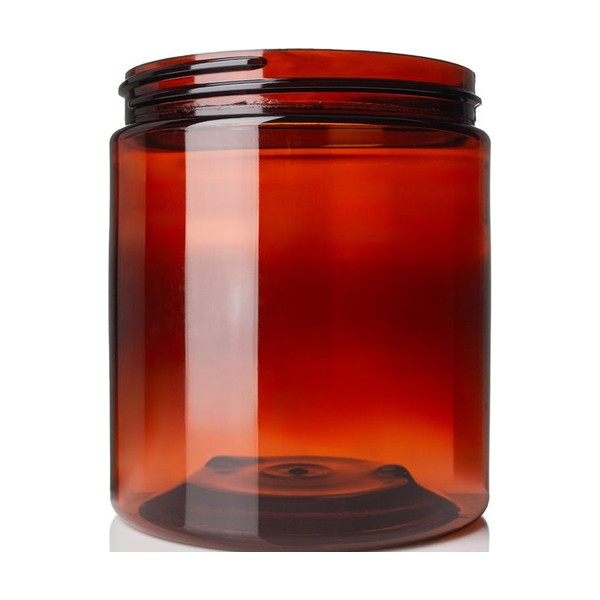 19 oz Amber PET Single Wall Jar
