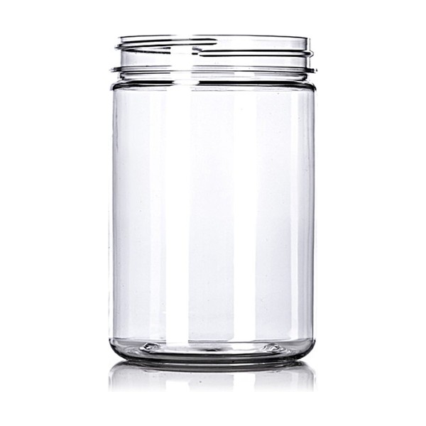 25 oz Clear PET Single Wall Jar