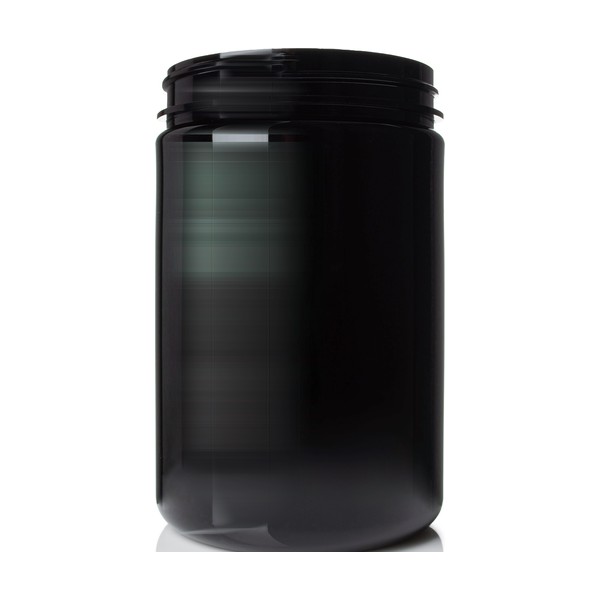 25 oz Black PET Single Wall Jar