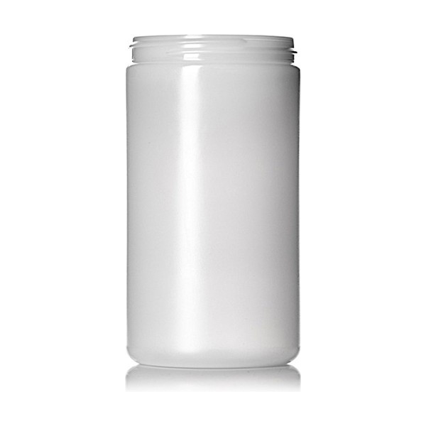 32 oz Natural HDPE Single Wall Canister