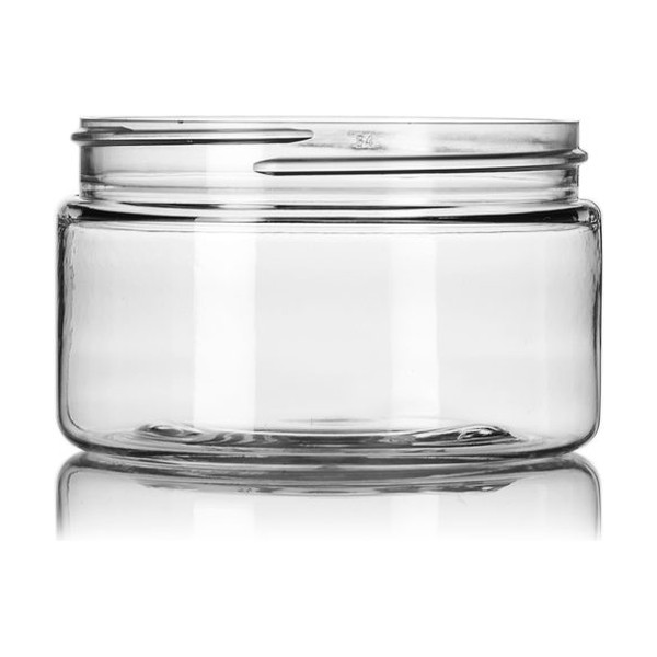 4 oz Clear PET Single Wall Jar