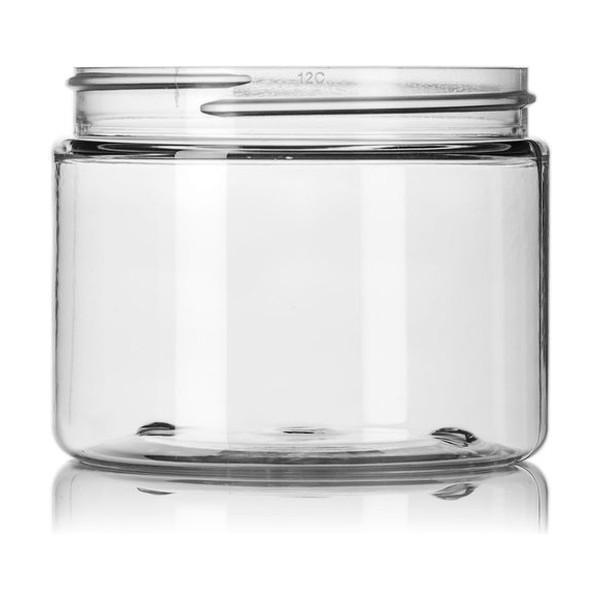 6 oz Clear PET Single Wall Jar