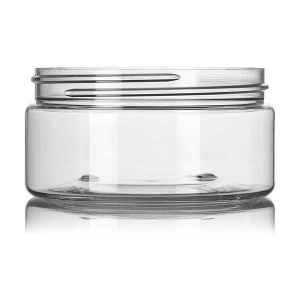 8 oz Clear PET Single Wall Jar