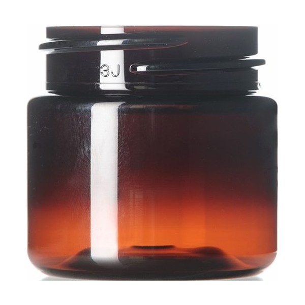 1 oz Amber PET Single Wall Jar