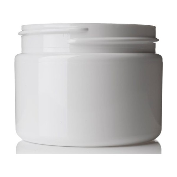 3 oz White PET Single Wall Jar