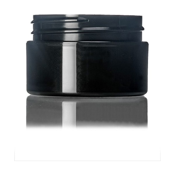 0.5 oz Black PP Double Wall Round Base Jar