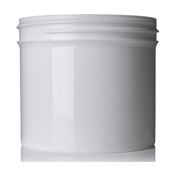 4 oz White PP Single Wall Jar