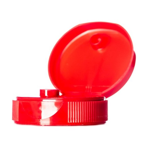 38-400 Red PP Flip Top Cap