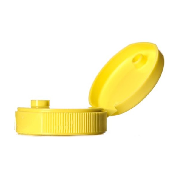 38-400 Yellow PP Flip Top Cap