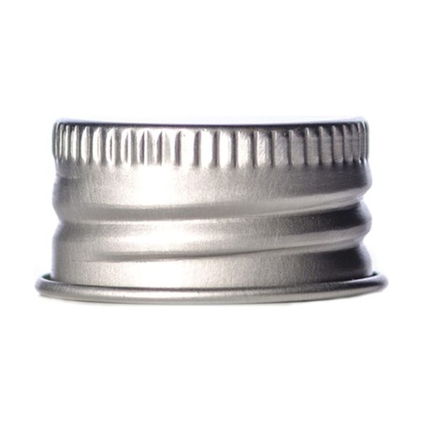 24-410 Silver Metal Aluminum CT Cap