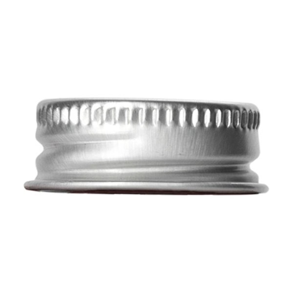 24-400 Silver Metal Aluminum CT Cap