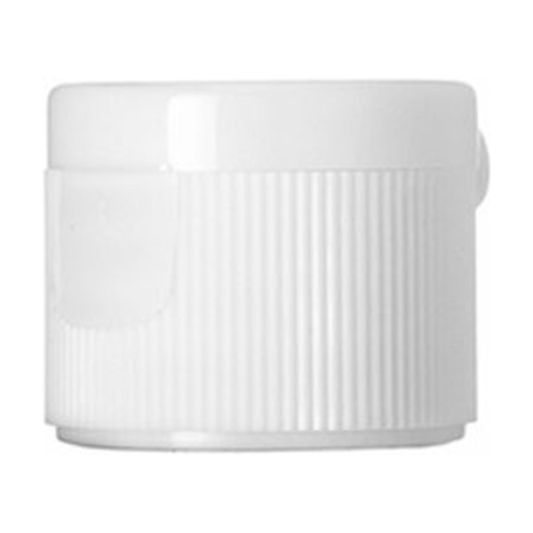 20-410 White PP Flip Top Cap