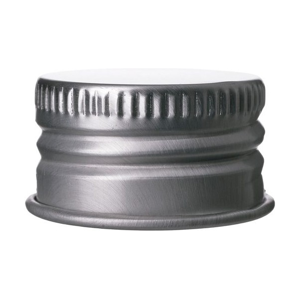 24-410 Silver Metal Aluminum CT Cap