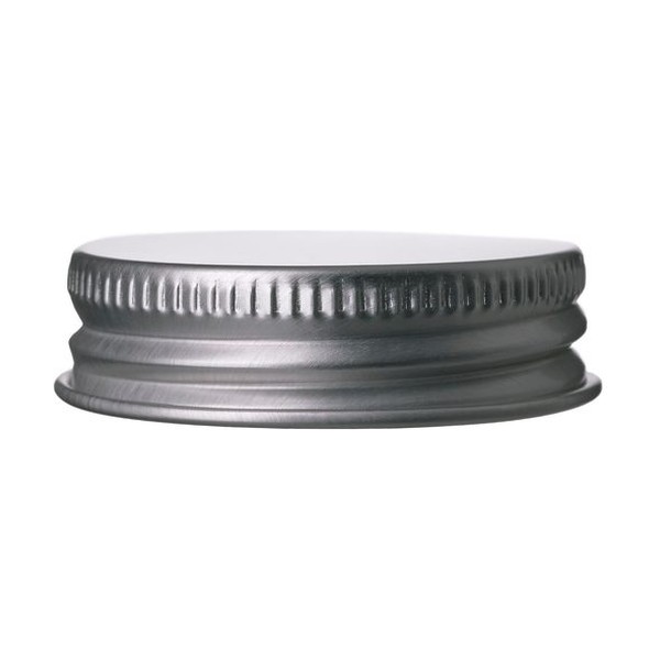 38-400 Silver Metal Aluminum CT Cap