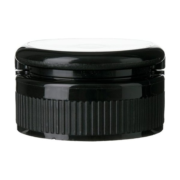 28-400 Black PP Flip Top Cap