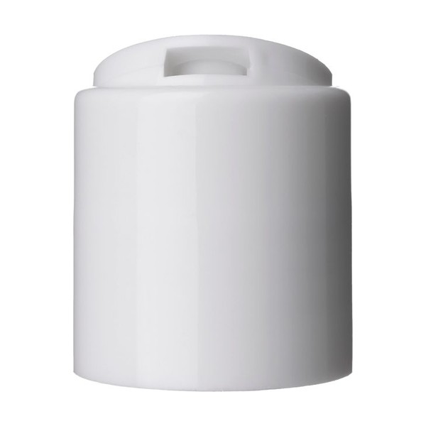 24-410 White PP Disc Top Cap
