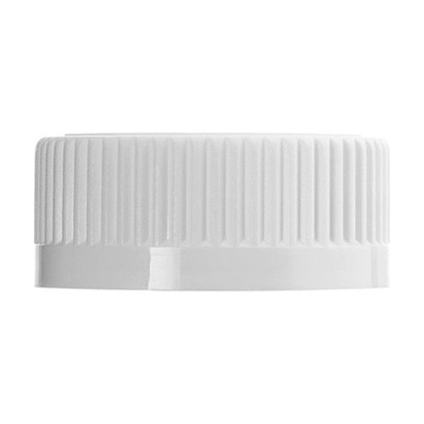 33-400 White PP CT Lid Smooth And Ribbed