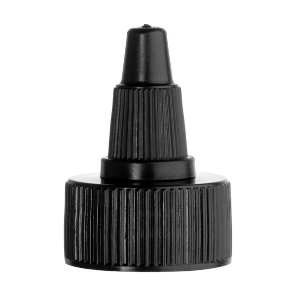 24-400 Black PP Spouted Cap