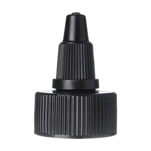 24-400 Black HDPE/LDPE Spouted Cap