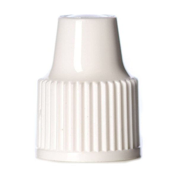 8-425 White PP Dropper Tip Cap