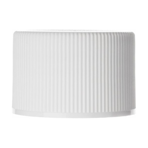 24-410 White PP Continuous Thread Lid