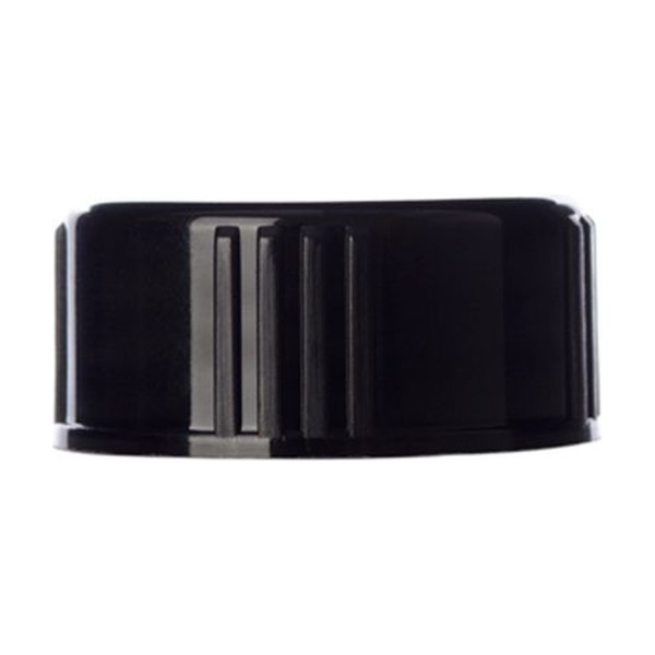 24-400 Black PP Phenolic Style Cap And Like Phenolic
