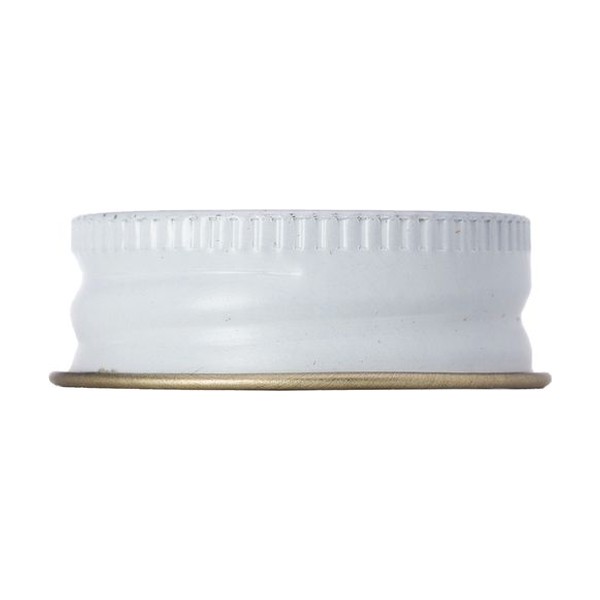 28-400 White Metal Aluminum CT Cap