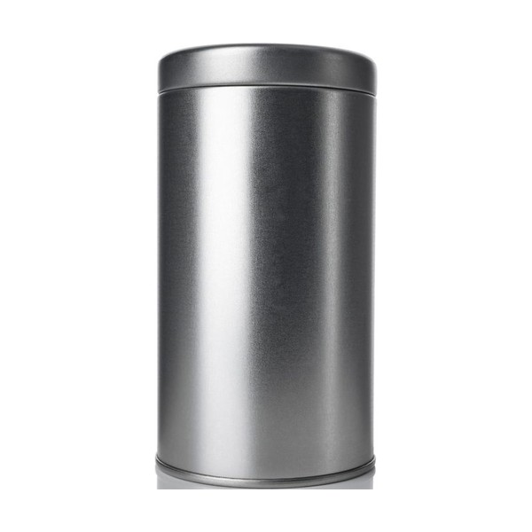 Silver Steel Round Tin