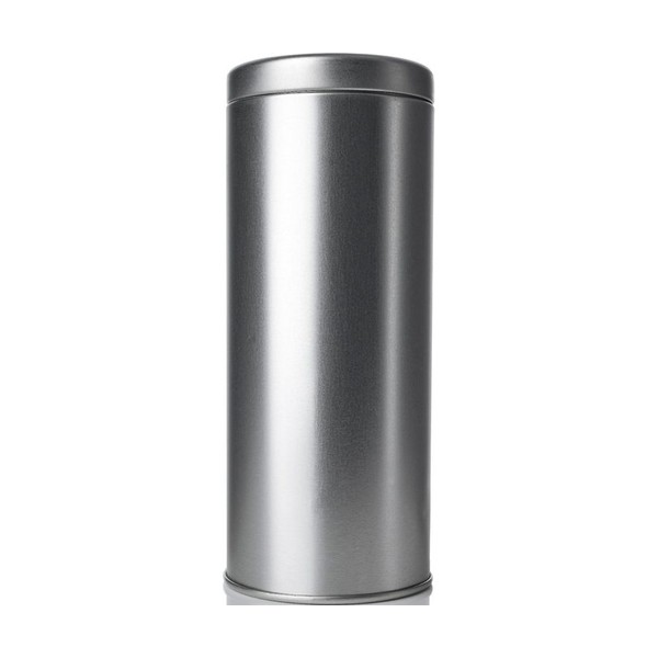 Silver Steel Round Tin