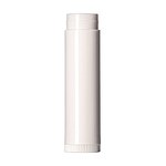 White PP Plastic Lip Balm Tube