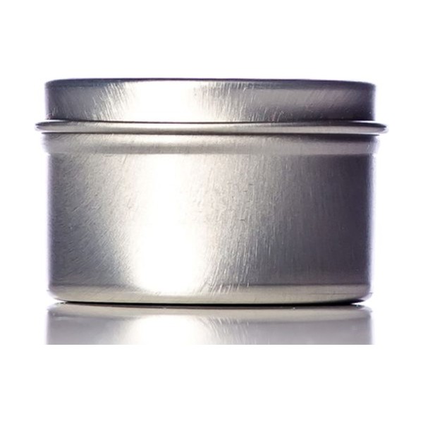 1 oz Silver Steel Round Tin