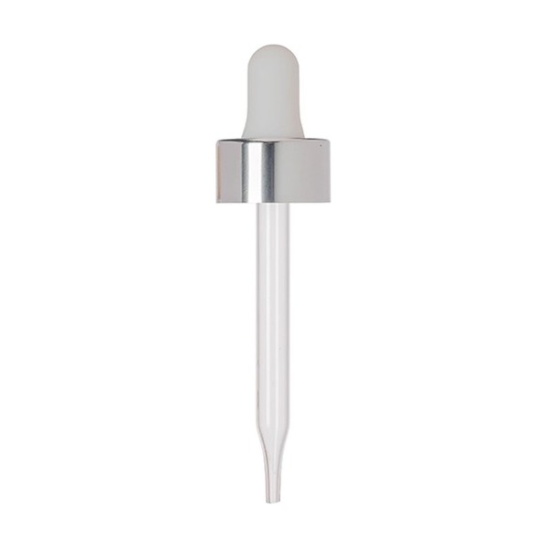20-400 White/Silver Plas/Gls/Mtl Dropper Assembly