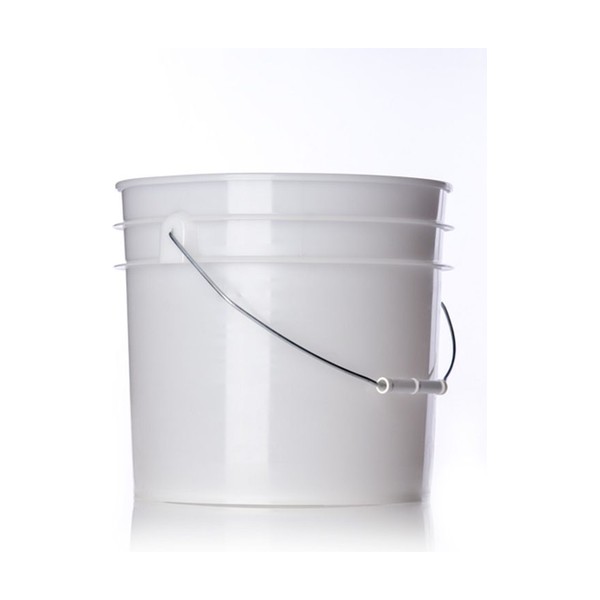 3.5 gallon Natural HDPE Round Pail