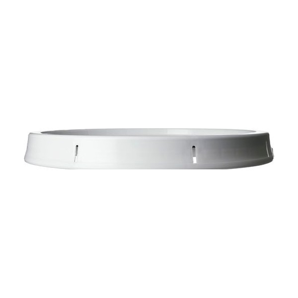 White HDPE Round Pail Lid