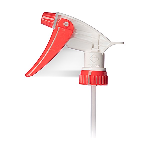 28-400 Red/White Plastic Trigger Sprayer